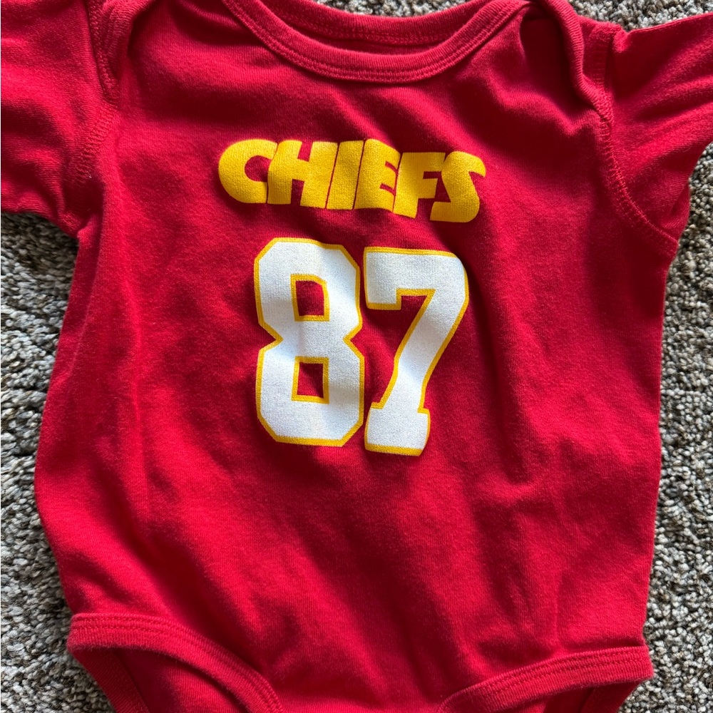 Travis Kelce Kansas City 18 month onesie